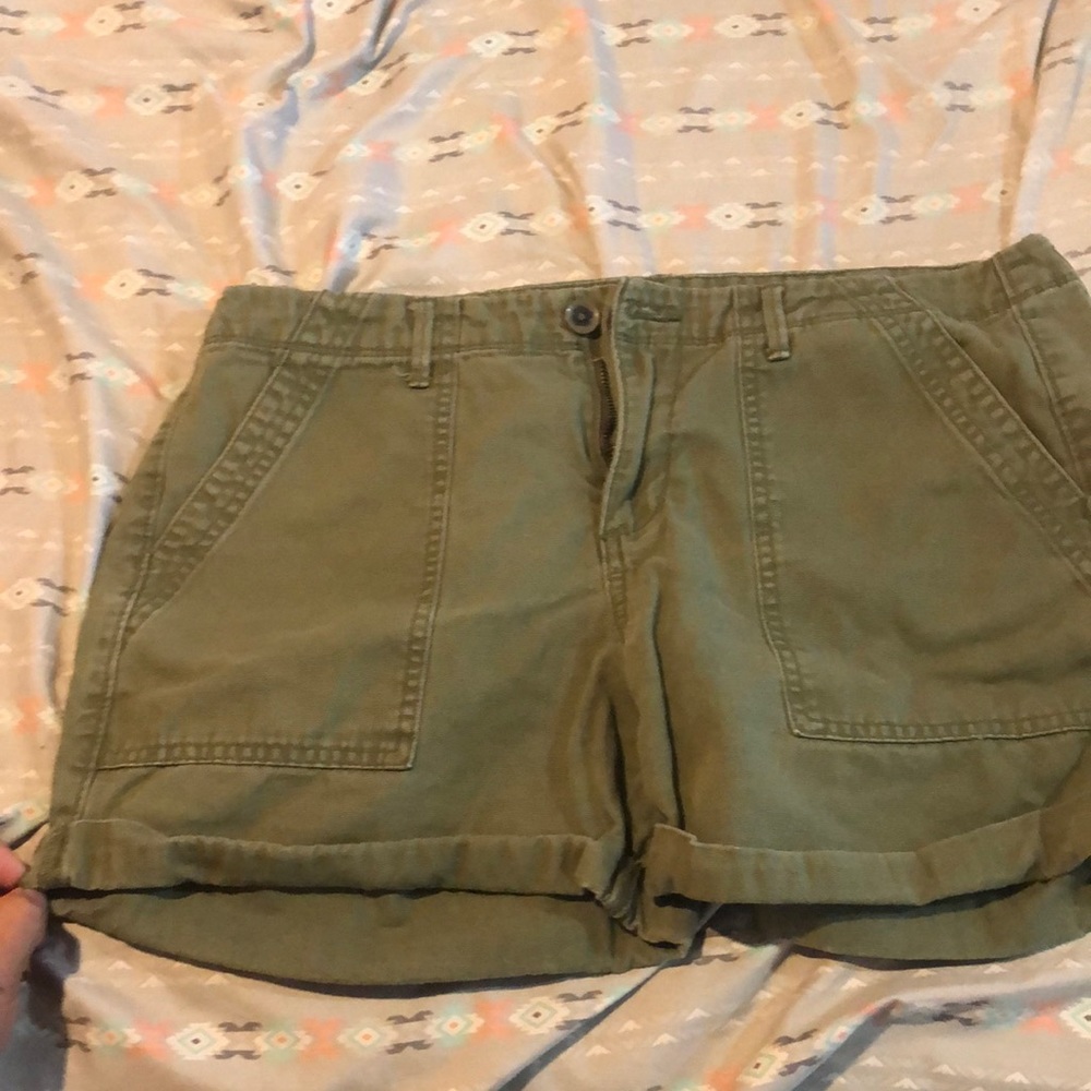 Green shorts